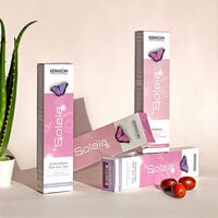 Coloration ton sur ton Sola&iuml;a 6.66 blond fonc&eacute; rouge intense