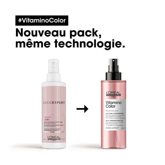 Lait 10 en 1 sans rin&ccedil;age Vitamino Color