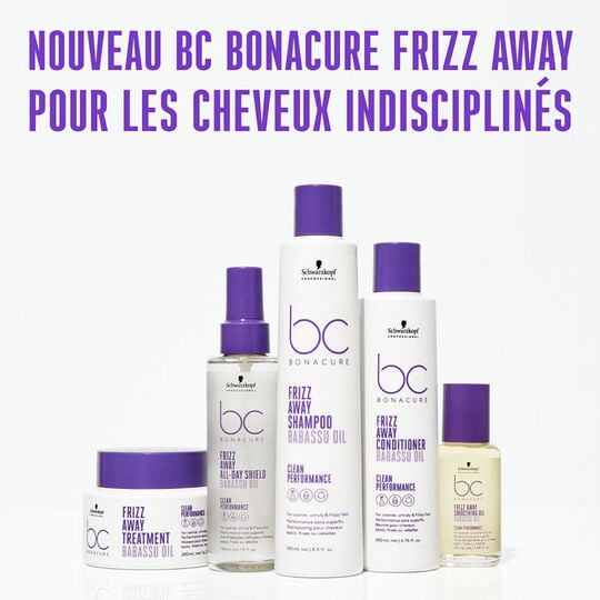 Huile lissante pour cheveux indisciplin&eacute;s BC Frizz Away