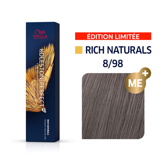 Coloration permanente Koleston Perfect Me+ 8/98 blond clair fumé perlé