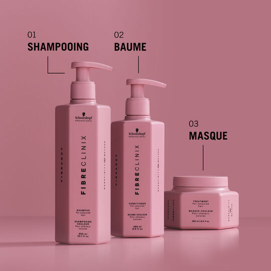 Shampooing couleur Fibre Clinix
