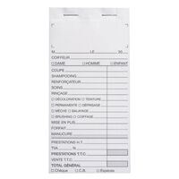 Carnet de caisse sans numéro