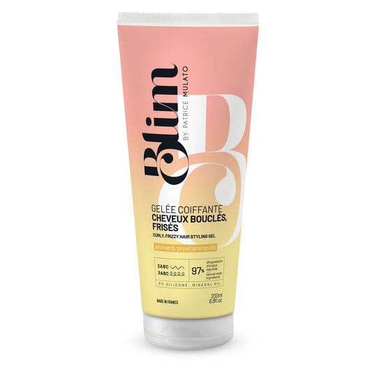 Gel&eacute;e coiffante cheveux boucl&eacute;s fris&eacute;s Blim