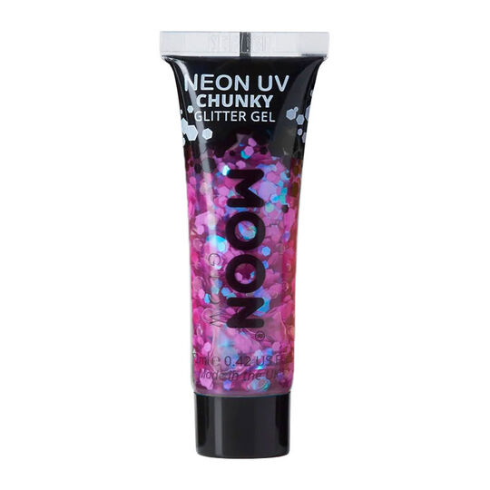 Gel n&eacute;on &agrave; grosses paillettes Moon Glow violet