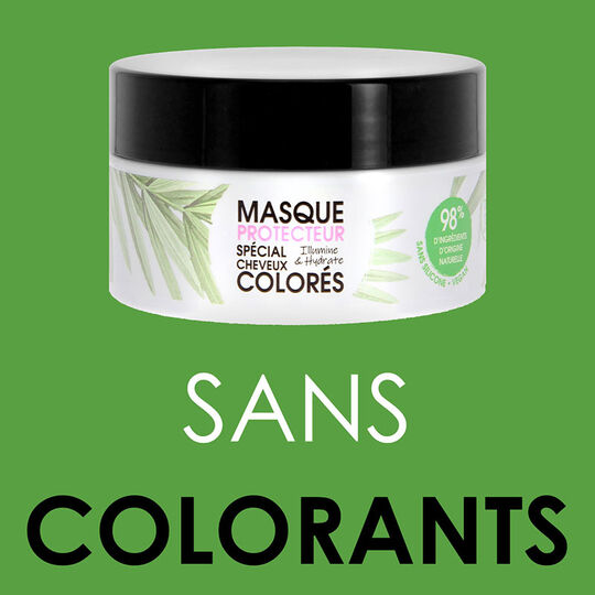Masque protecteur cheveux color&eacute;s Gamme Nature