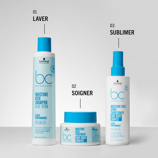 Shampooing hydratant aloe vera BC Moisture Kick 250 ml,  Shampooing hydratant aloe vera BC Moisture Kick 250 ml