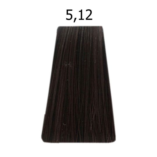 Inoa Coloration sans ammoniaque 5.12 ch&acirc;tain clair cendr&eacute; iris&eacute;