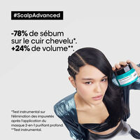 Argile 2-en-1 purifiante anti-gras Scalp Advanced 500ml