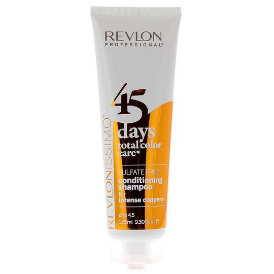 2 en 1 Shampooing et soin cheveux color&eacute;s 45 Days cuivr&eacute; intense coppers