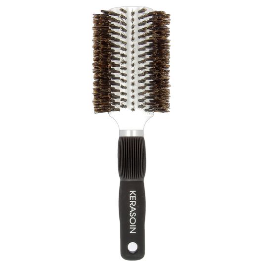 Brosse c&eacute;ramique ronde sanglier professionnelle 43mm
