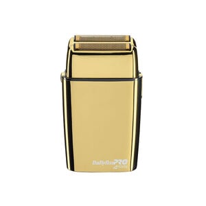 Rasoir professionnel rechargeable en m&eacute;tal FOILFX02 gold