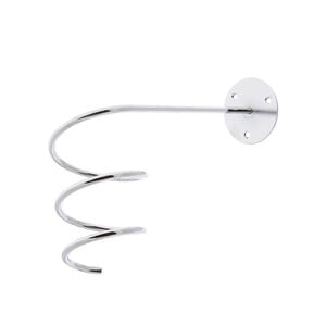 Porte séchoir spirale à fixation murale,  Porte séchoir spirale à fixation murale