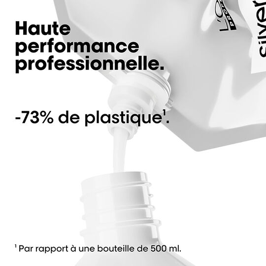Duo recharge déjaunissant Silver + shampooing 500ml