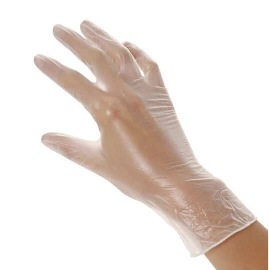 Boite 100 gants vinyl medium