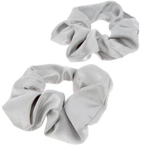 Chouchous satinés x 2 argent