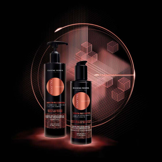 Shampooing 2 en 1 Essentiel Keratin Frizz Control format voyage 100ml