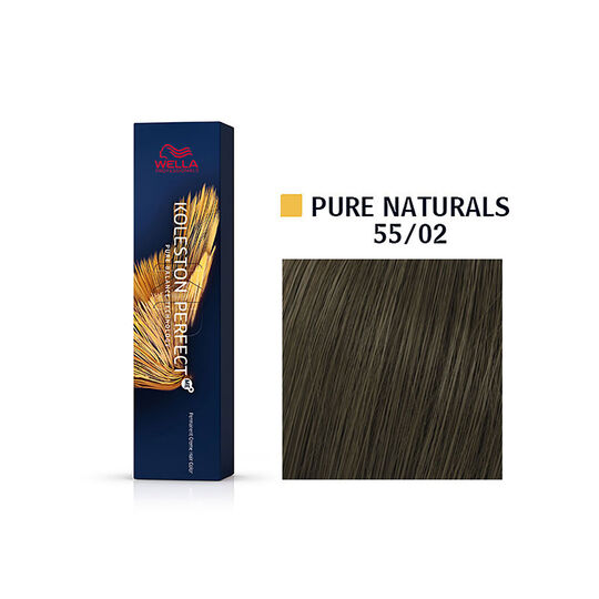 Coloration permanente Koleston Perfect Me+ 55/02 châtain clair intense mat
