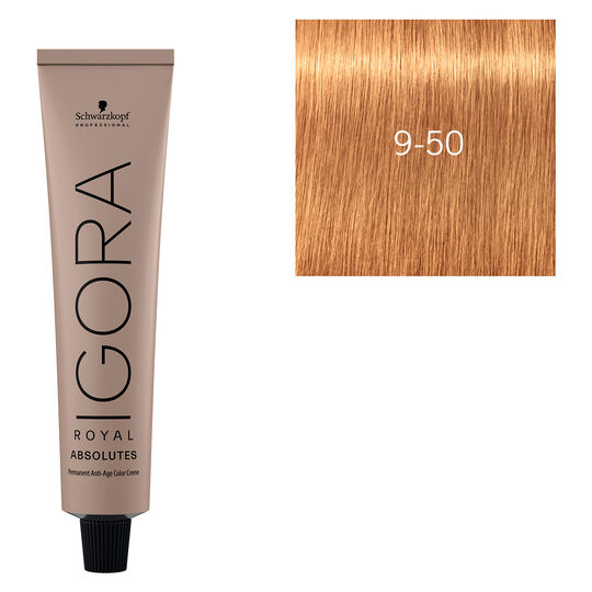 Coloration pour cheveux matures Igora Royal Absolutes 9-50