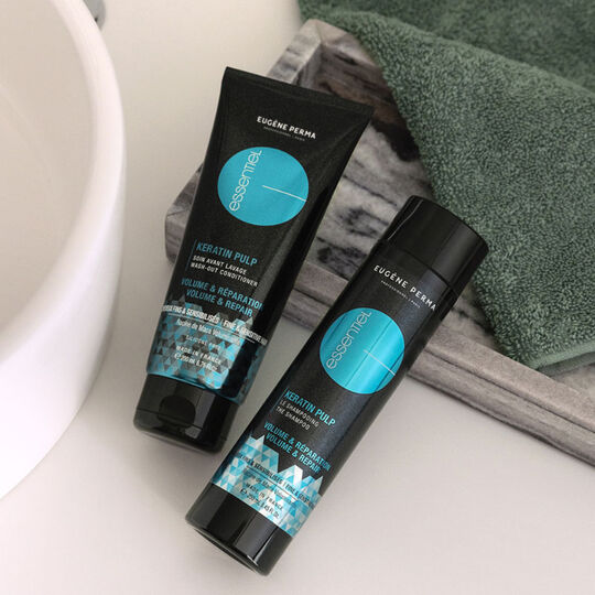 Soin avant lavage volumateur Essentiel Keratin Pulp
