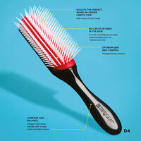 Brosse d&eacute;m&ecirc;lante D4 rose