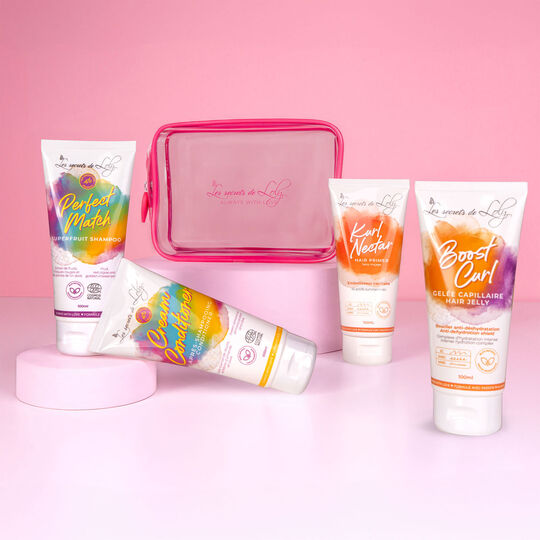 Kit d'embarquement cheveux boucl&eacute;s