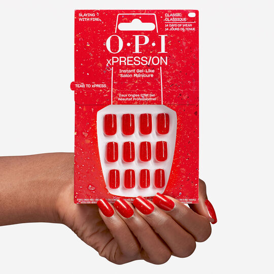 Faux ongles xpress/on slaying with fire