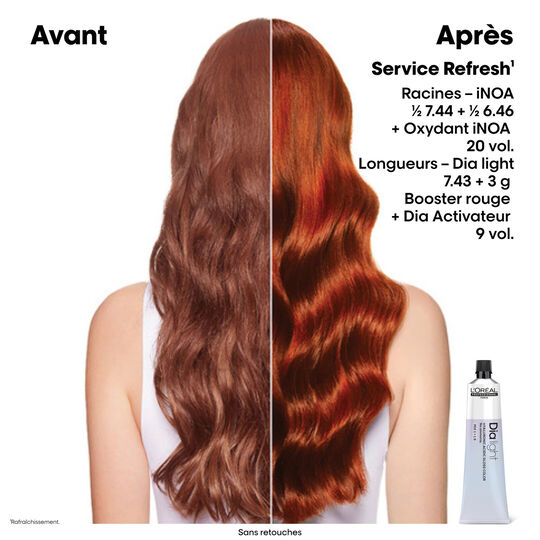 Coloration ton sur ton Dia light Hyaluronic 9.2 milkshake iris&eacute;