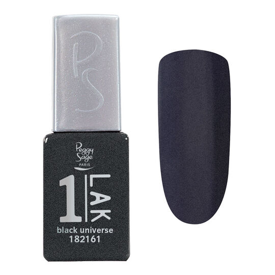 1-LAK vernis semi-permanent 3 en 1 black universe