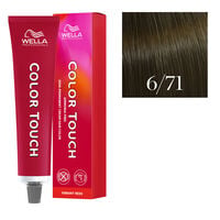 Coloration semi-permanente Color Touch 6/71 blond fonc&eacute; marron cendr&eacute;