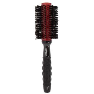 Brosse ronde &agrave; brushing sanglier et picots 28mm