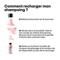 Shampooing cheveux color&eacute;s Vitamino Color recharge 500ml