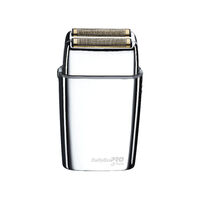 Rasoir professionnel rechargeable en m&eacute;tal FOILFX02 silver