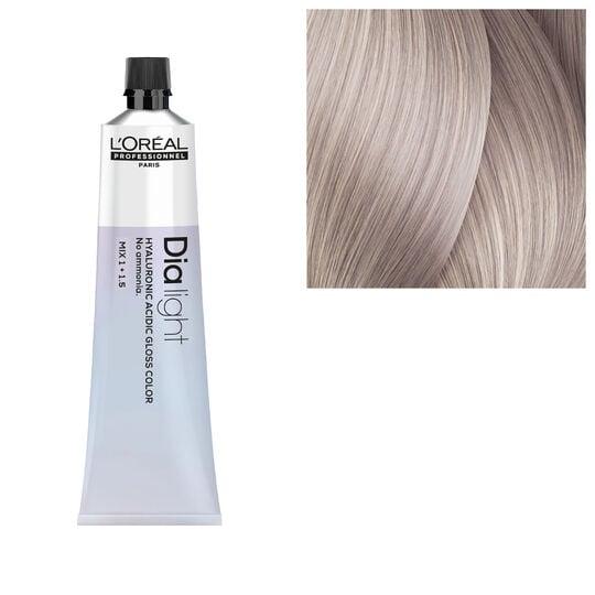 Coloration ton sur ton Dia light Hyaluronic 10.21 milkshake sorbet iris&eacute;