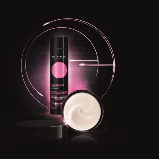 Shampooing pour cheveux color&eacute;s Essentiel Keratin Color