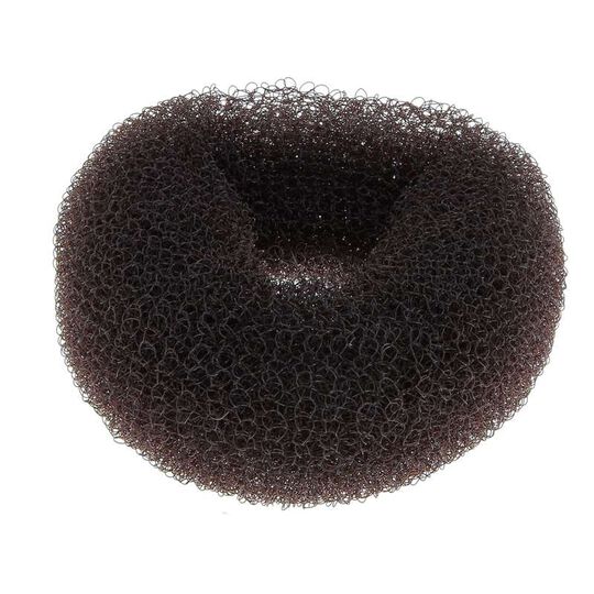 Couronne chignon donuts 6 cm brun,  Couronne chignon donuts 6 cm brun