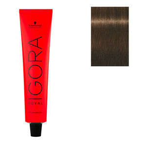 Coloration permanente Igora Royal 5-4 ch&acirc;tain clair beige