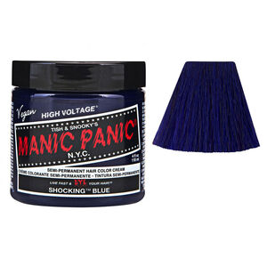 Coloration semi-permanente Manic Panic shocking blue,  Coloration semi-permanente Manic Panic shocking blue