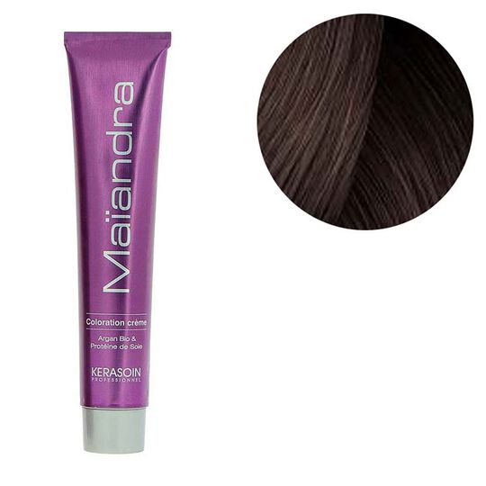 Coloration permanente Maïandra 6.12 blond foncé cendré irisé