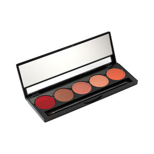 Palette rouge &agrave; l&egrave;vres tons chauds