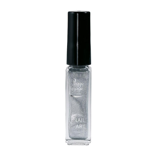 Vernis Nail Art argent m&eacute;tallis&eacute;