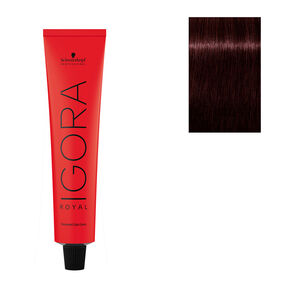 Coloration permanente Igora Royal 5-819 ch&acirc;tain clair nocturne rouge cendr&eacute; violet
