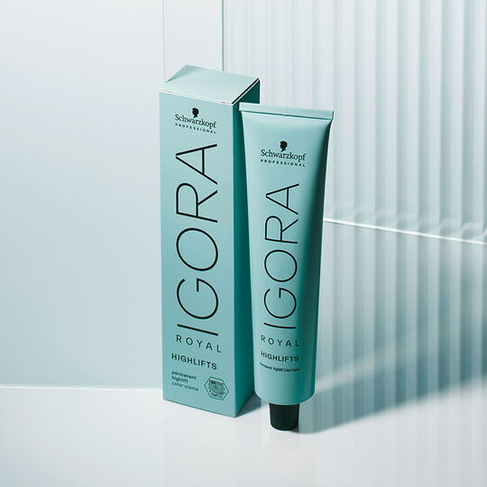 Coloration permanente Igora Royal 10-21 blond tr&egrave;s tr&egrave;s clair iris&eacute; cendr&eacute;