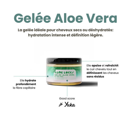 Gel&eacute;e aloe vera et tea tree Aloe Locks