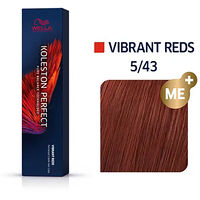 Coloration permanente Koleston Perfect Me+ 5/43 ch&acirc;tain clair cuivr&eacute; dor&eacute;
