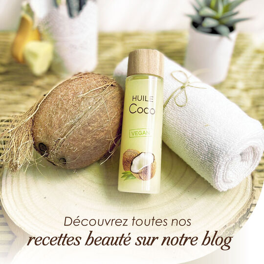 Huile de coco non parfumée