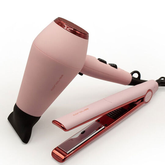 Coffret lisseur C1 digital et s&egrave;che-cheveux Kompactissimo