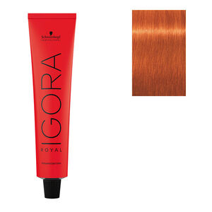 Coloration permanente Igora Royal 8-77 blond clair cuivré extra,  Coloration permanente Igora Royal 8-77 blond clair cuivré extra