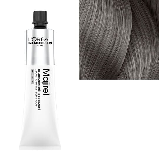 Coloration cr&egrave;me de beaut&eacute; Majirel 8.11 blond clair cendr&eacute; profond