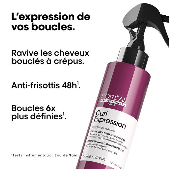 Eau de soin ravivatrice pour cheveux bouclés Curl Expression
