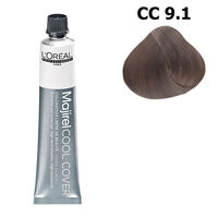 Coloration neutralisante Majirel Cool Cover 9.1 blond tr&egrave;s clair cendr&eacute;